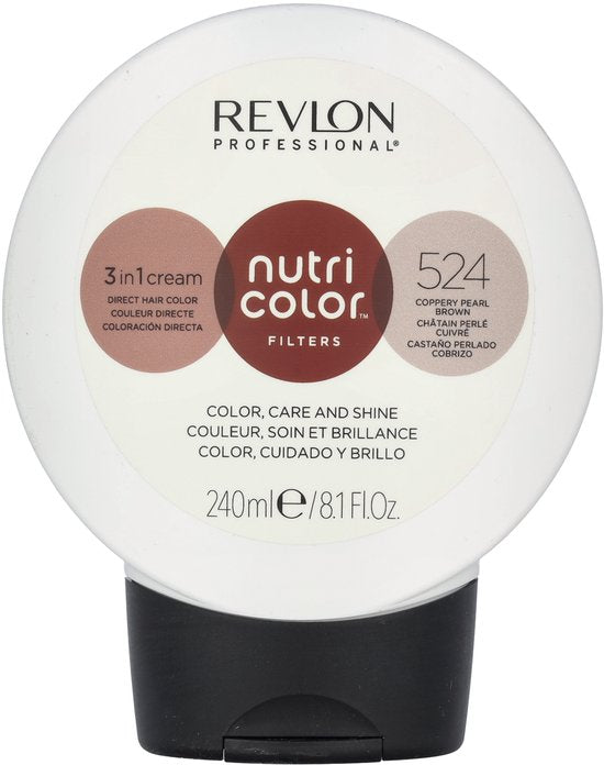 Revlon Nutri Color 524 Coppery Pearl Brown 240 ml