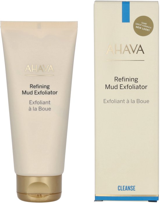 AHAVA Modder exfoliator – Exfolieert – Voor een helderende en frissere huid – VEGAN – Alcohol- en parabenenvrij – Parfumvrij – 100mL