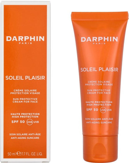 Trekt snel in en plakt niet - Darphin Soleil Plaisir Face Zonnebrand SPF 50