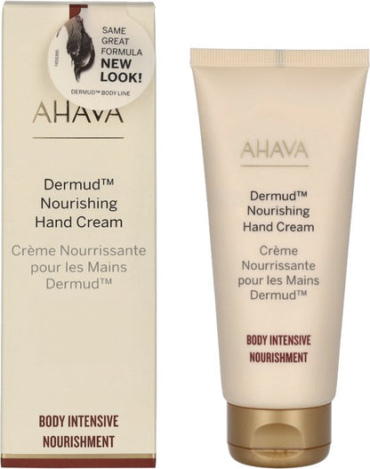 AHAVA Dermud Intensieve Handcrème | Onmiddellijke Verlichting en Herstel | Voor Droge, Gebarsten of Bevroren Handen | Kalmerende Formule met DERMUD Mo