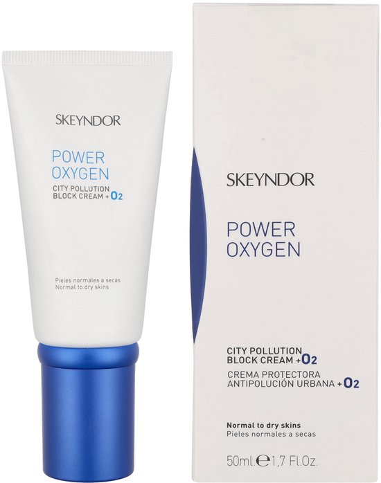 Skeyndor - City Pollution - Block Cream + O2 - Normale/Droge Huid - 50 ml