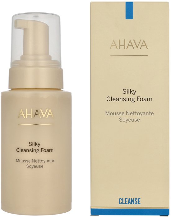 AHAVA Zachte Reinigingsschuim - Efficiënte & Zachte Reiniger | Verwijdert Vuil & Oneffenheden | Ideaal voor Droge & Gevoelige Huid | Gezichtsreiniging | Cleansing foam voor mannen & vrouwen | Moisturizer voor een droge huid & gezicht - 200ml