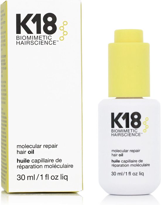 K18 Hair Repair Olie - Haarolie voor beschadigd of onhandelbaar haar - 30 ml