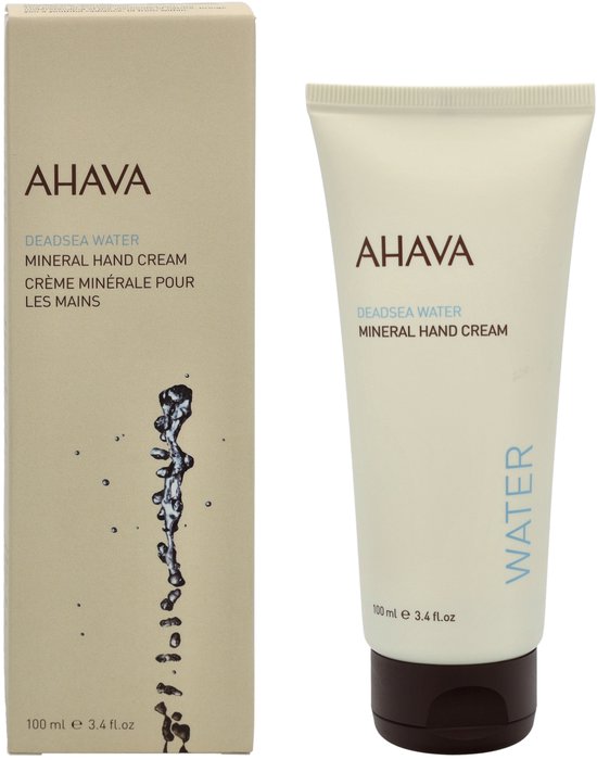 AHAVA Mineraal handcrème – Zorgt voor gladde en soepele handen – Verzacht en kalmeert de huid – Anti Uitdroging – VEGAN – Alcohol- en parabenenvrij – 100ml