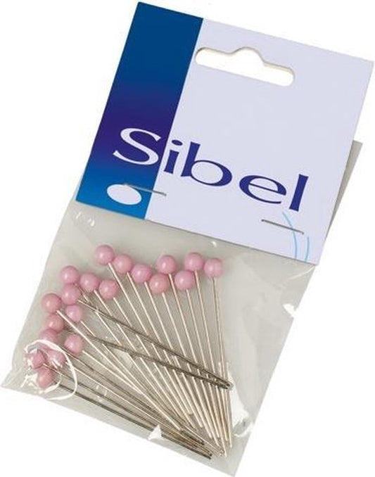 Sibel Spelden metaal 57mm roze 20st