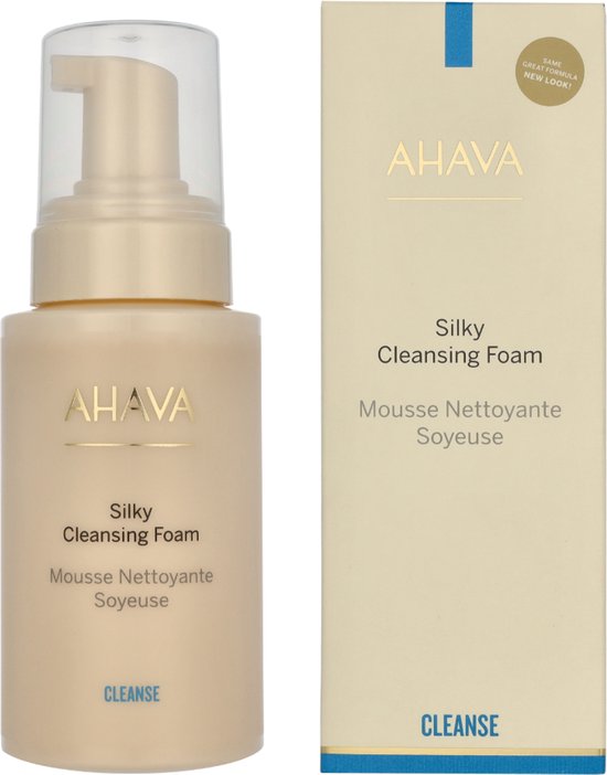 AHAVA Zachte Reinigingsschuim - Efficiënte & Zachte Reiniger | Verwijdert Vuil & Oneffenheden | Ideaal voor Droge & Gevoelige Huid | Gezichtsreiniging | Cleansing foam voor mannen & vrouwen | Moisturizer voor een droge huid & gezicht - 200ml
