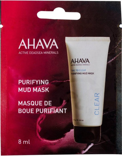 AHAVA Moddermasker | VEGAN | Alcohol- en parabenenvrij, Eenmalig gebruik (8ml)