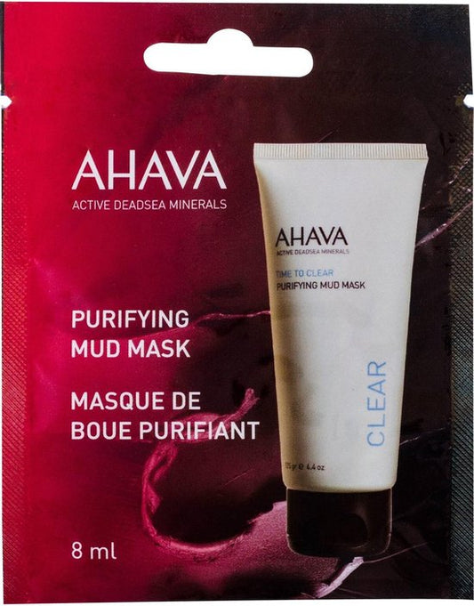 AHAVA Moddermasker | VEGAN | Alcohol- en parabenenvrij, Eenmalig gebruik (8ml)