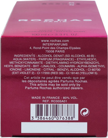 Rochas 100 ml - Eau de Toilette - Herenparfum