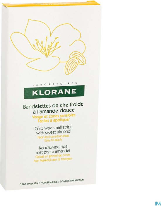 Ontharingspads Lichaam Klorane Zoete amandel (6 Onderdelen)