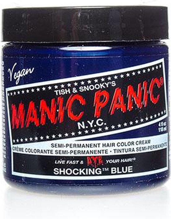Manic Panic Semi permanente haarverf Shocking Blue Classic Blauw