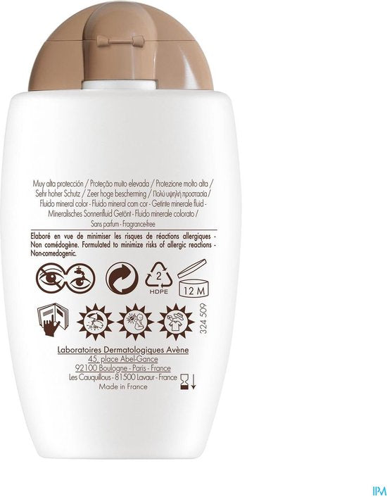 Avène Minerale Getinte Zonfluide SPF 50 - 40 ml