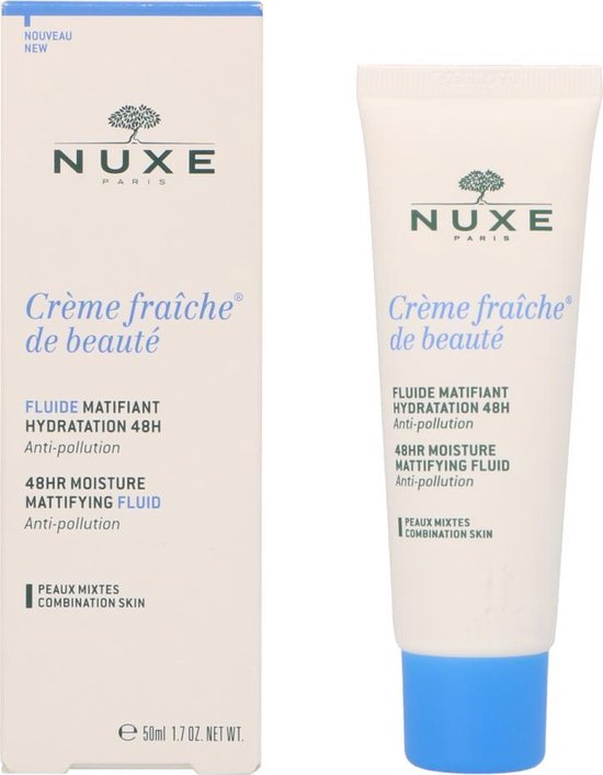 Nuxe Crème Fraîche de Beauté Fluide Matifiant Hydratation 48HR Gezichtsfluid 50 ml