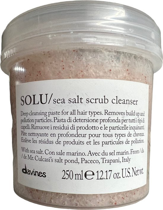 Davines SOLU Sea Salt Scrub Cleanser 250 ml