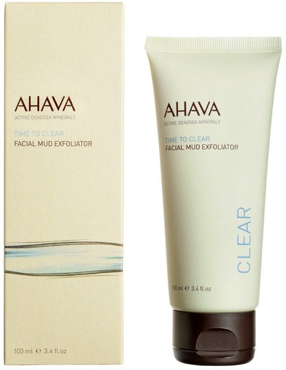 AHAVA Modder exfoliator – Exfolieert – Voor een helderende en frissere huid – VEGAN – Alcohol- en parabenenvrij – Parfumvrij – 100mL