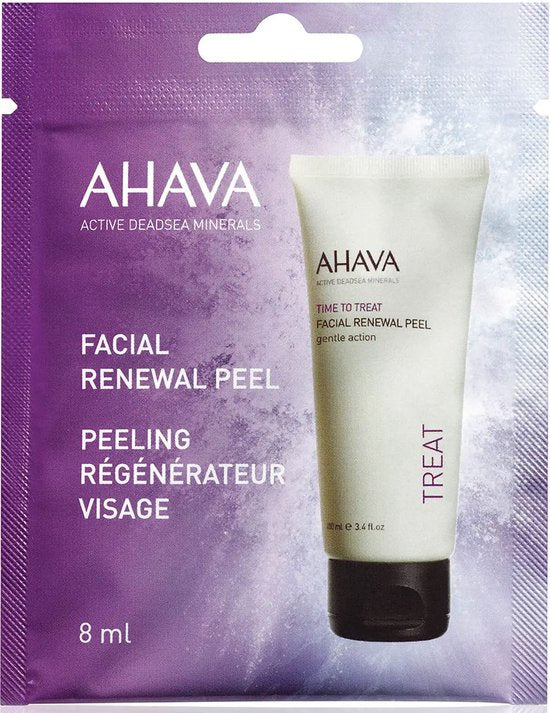 AHAVA Gezichtsvernieuwende peeling - Verbetert de huidvernieuwing - Geeft onmiddellijke uitstraling - Eenmalig gebruik - VEGAN - Alcohol- en parabenenvrij - 8ml