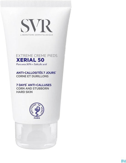 Vochtinbrengende Voetcrème SVR Xerial 50 Extreme Urea (50 ml)