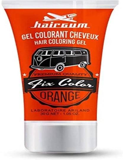 Non-permanent Colour Hairgum Fix Color Orange Styling Gel (30 ml)