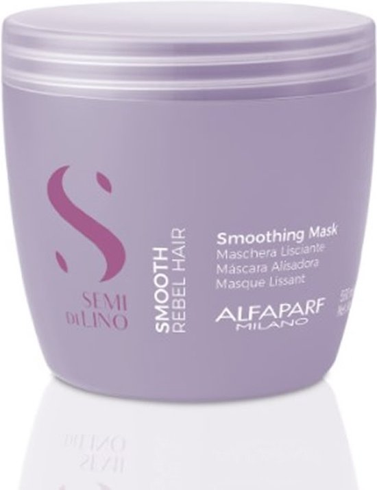 Haarmasker Alfaparf Milano Semi Di Lino Smooth Rebels Haar (500 ml)