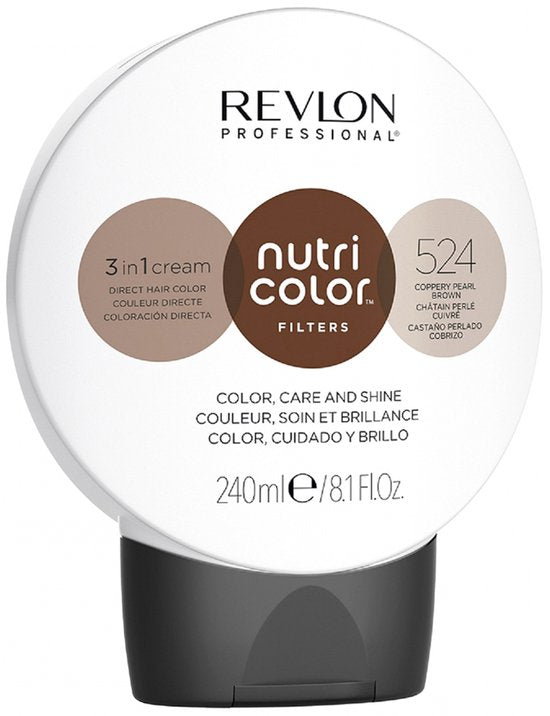 Revlon Nutri Color 524 Coppery Pearl Brown 240 ml