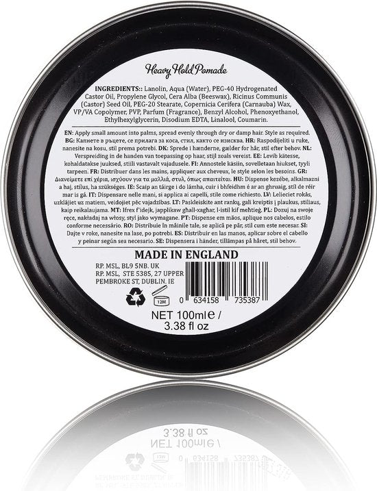 Dapper Dan Heavy Hold Pomade 100 ml.