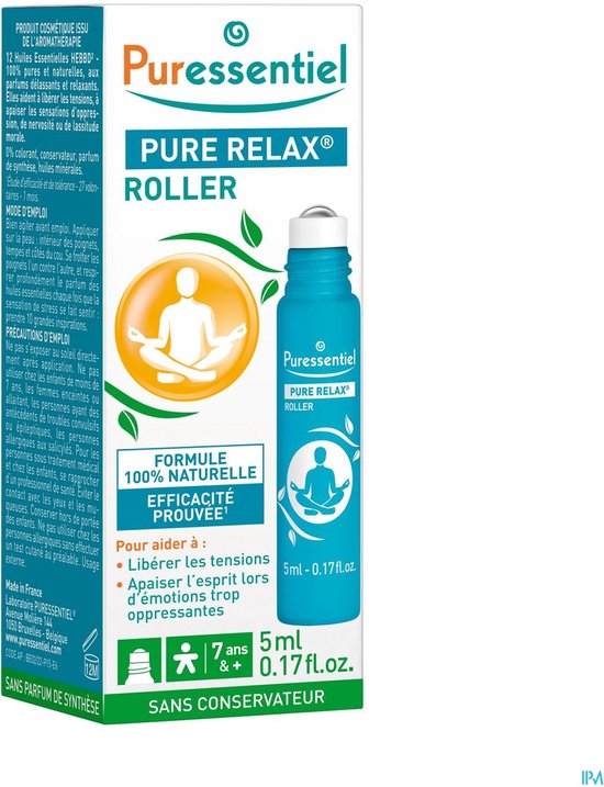 Puressentiel Pure Relax Roller Stress 12es.olie5ml