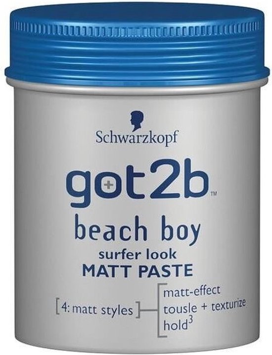 Got2B - Beach Boy Styling Paste Hair Styling Paste 100Ml