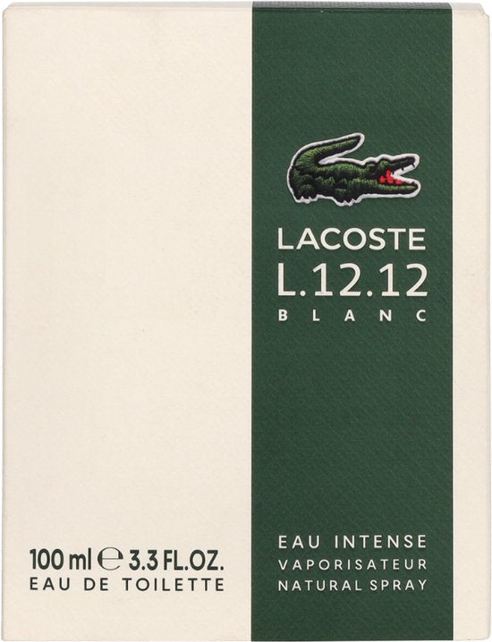 Lacoste L.12.12 Blanc Eau Intense Eau de Toilette 100ml