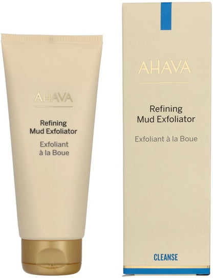 AHAVA Modder exfoliator – Exfolieert – Voor een helderende en frissere huid – VEGAN – Alcohol- en parabenenvrij – Parfumvrij – 100mL