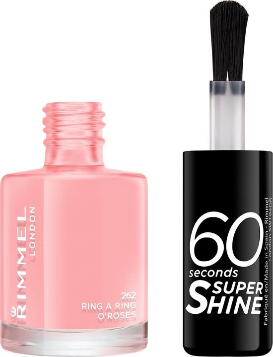 Rimmel London 60 Seconds SuperShine Nagellak - 262 Ring A Ring O Roses
