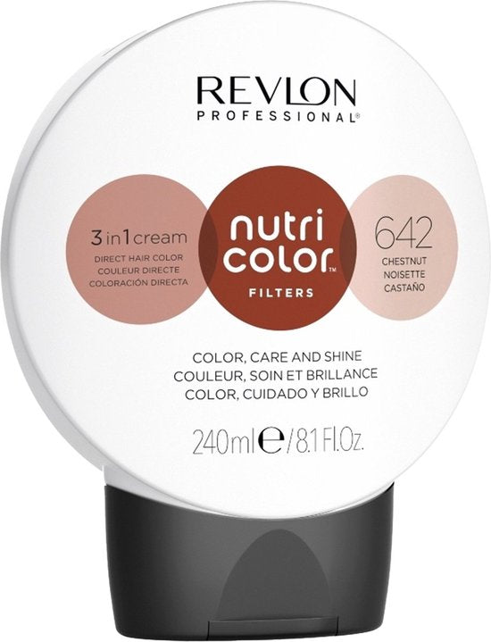 Permanente Kleur Nutri Color Revlon 642 Bruin (240 ml)