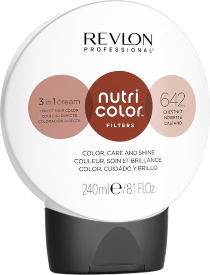 Permanente Kleur Nutri Color Revlon 642 Bruin (240 ml)