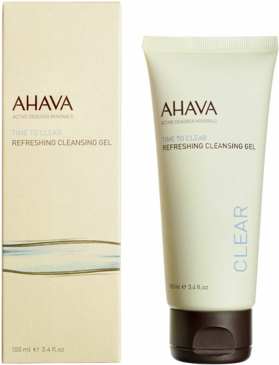 AHAVA Verfrissende Reinigingsgel - Diepe Reiniging & Hydratatie | Gezichtsreiniger & Make-up Remover | Verwijdert Vuil | Hydraterende Gezichtscrème voor dames | Moisturizer voor een droge huid & gezicht - 100ml