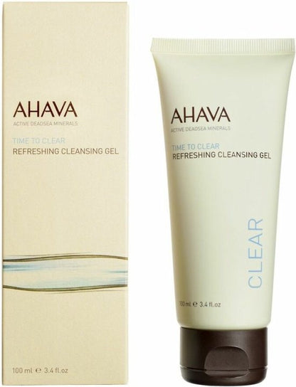 AHAVA Verfrissende Reinigingsgel - Diepe Reiniging & Hydratatie | Gezichtsreiniger & Make-up Remover | Verwijdert Vuil | Hydraterende Gezichtscrème voor dames | Moisturizer voor een droge huid & gezicht - 100ml
