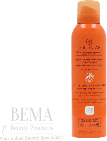 Collistar Moisturizing Tanning Spray Zonnebrand SPF 30 - 200 ml
