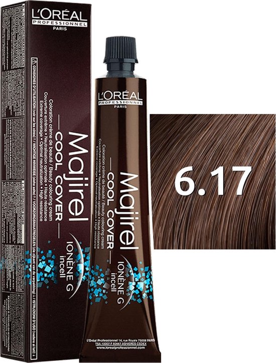 L'Oréal Professionnel - Haarverf - Majirel - Cool Cover - 50ML - 6.17