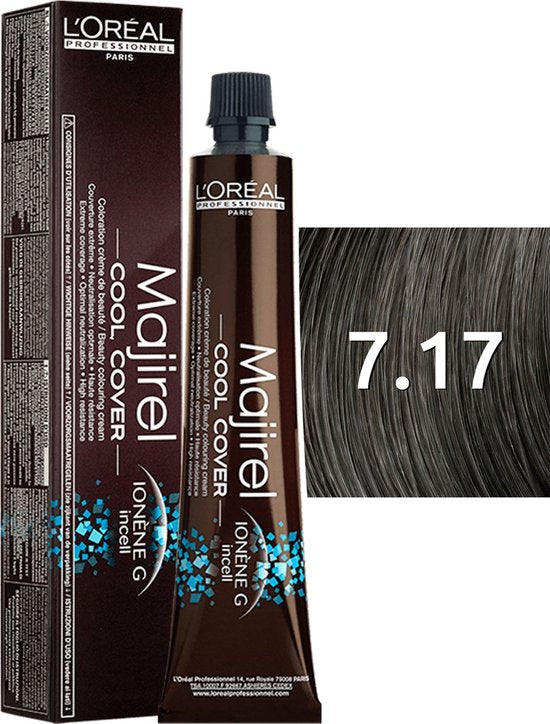 L'Oréal Professionnel - Haarverf - Majirel - Cool Cover - 50ML - 7.17