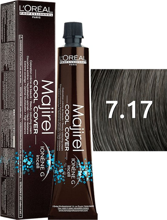 L'Oréal Professionnel - Haarverf - Majirel - Cool Cover - 50ML - 7.17