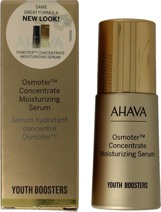 AHAVA Concentraat Serum met Mineralen uit de Dode Zee - Hydrateert & Verjongt | Boost van Binnenuit | Jeugdige Uitstraling | Serum met Vitamine C & Hyaluronzuur | Gezichtsverzorging voor Mannen & Vrouwen | Hyaluronic Acid - 30ml