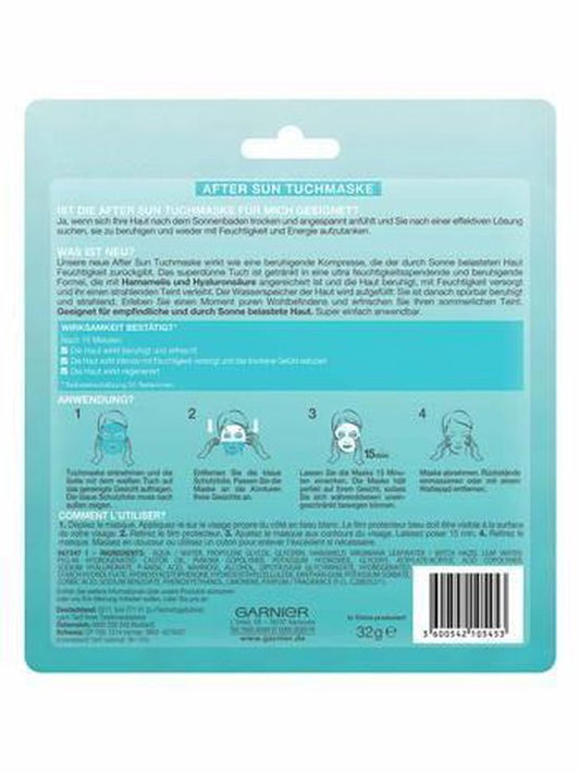 Garnier - After-Zon Tissue Masker van Ambre Solaire