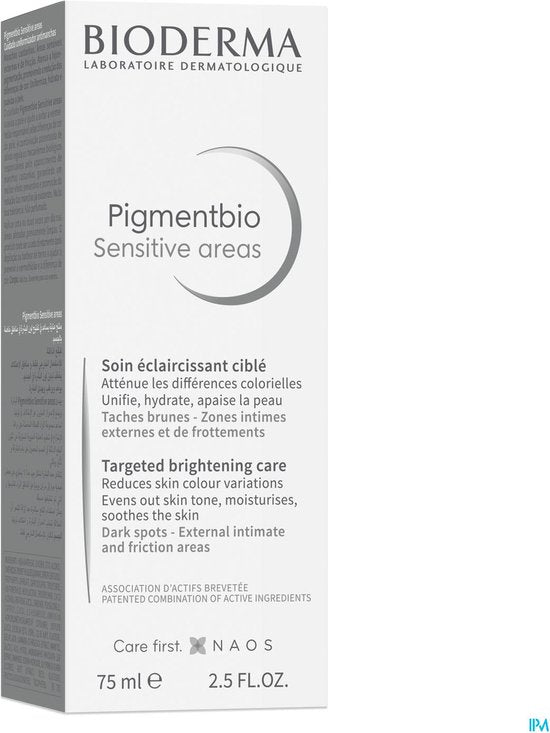 Bioderma Crème Pigmentbio Sensitive Areas Soin Éclaircissant Cible