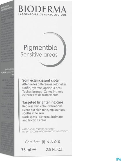 Bioderma Crème Pigmentbio Sensitive Areas Soin Éclaircissant Cible