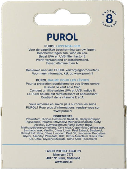 Purol Lipbalsem Potje Blister 5ml