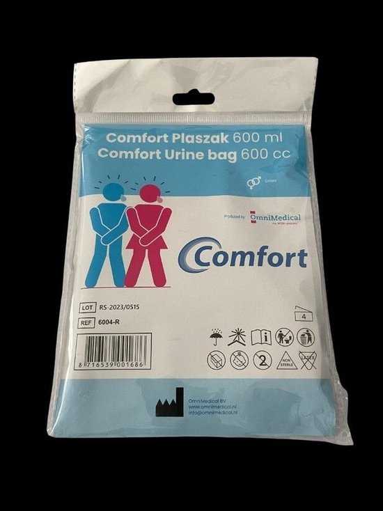 Comfort Plaszak - Plaszak voor onderweg - 4 stuks