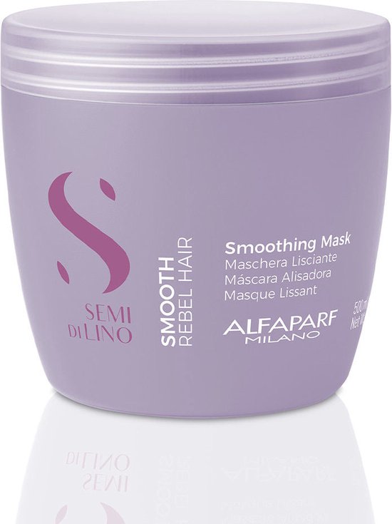 Haarmasker Alfaparf Milano Semi Di Lino Smooth Rebels Haar (500 ml)
