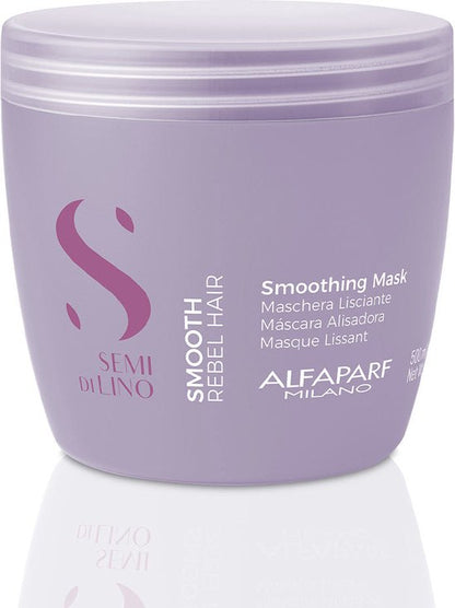 Haarmasker Alfaparf Milano Semi Di Lino Smooth Rebels Haar (500 ml)