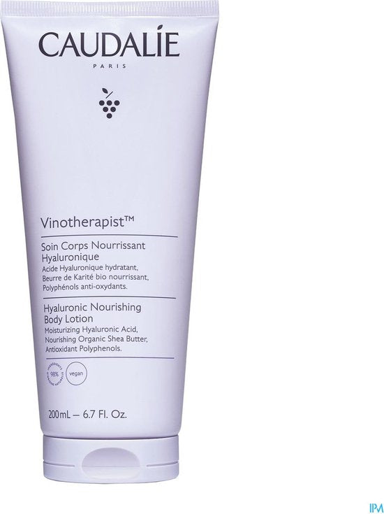 Caudalie Lichaam Vinotherapist Voedende Lichaamsverzorging met Hyaluronzuur Melk 200ml