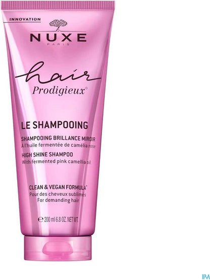 Nuxe Hair Prodigieux High Shine Shampoo - Met gefermenteerde roze camelia olie - 200ml