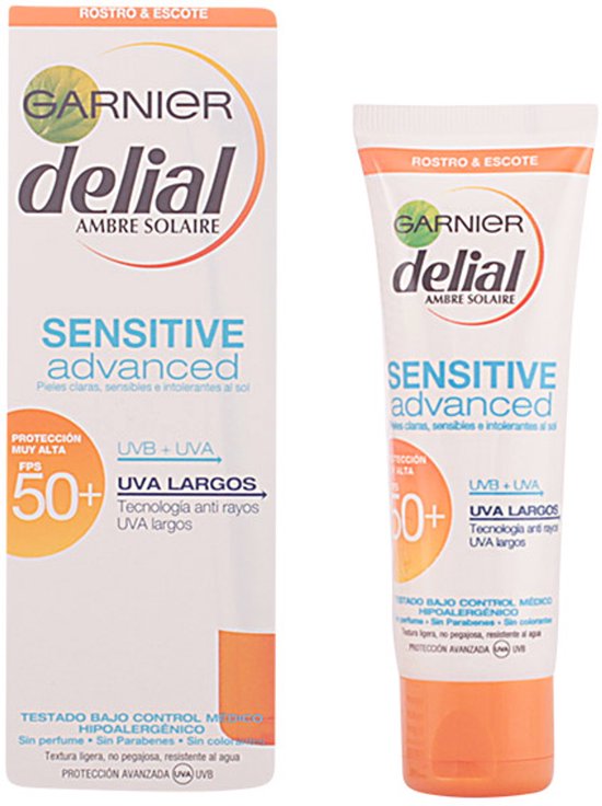 Garnier Delial Ambre Solaire gezichtszonnebrand SPF50+ - 50 ml