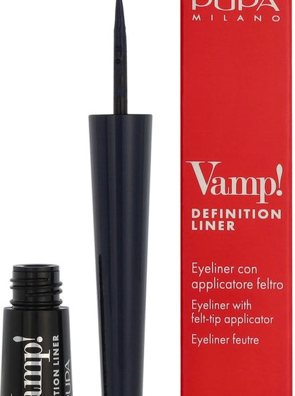 PUPA Vamp! Definition Eyeliner 300 Deep Blue Matt_#2A3F78